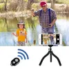 Flexibel bläckfisk stativtelefonhållare universal stativfäste för mobiltelefonbilskamera selfie monopod med Bluetooth fjärrkontroll7387756