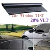 300*50 cm VLT Black Film Roll Tint Window Car Tint Auto Glass Window Summer House Sunscreen UV Adhesive Film Stickers1