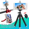 Tripé polvo flexível suporte de telefone suporte universal para celular câmera de carro monopé selfie com controle remoto bluetooth shutte1323646