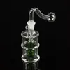 Glass Bong Ash Catcher Oil Burner 10mm Male Joint Mini Beaker Hookah With Hose