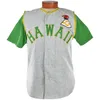Assiders Hawaii 1961 Дорога Джерси 100% Вышитая вышивка Урожай бейсбол Майки на заказ Любое имя S до 3XL