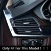 Center Console Obie strony Klimatyzacja Outlet Rama Dekoracja Pokrywa Wykończenia BMW X5 F15 x6 F16 2014-2018 LHD Car Organizer