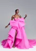 2020 New Arrival Fuschia Sweetheart Ball Gown Prom Dresses Tiered Ruffles Evening Dresses vestidos de fiesta Custom Made