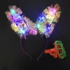 14 led lampeggianti festa Evidenziare oro luminescente orecchio cerchio per capelli mercato notturno St produttori di vendita caldi vendite dirette Led Rave Toy