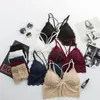 B Summer Sexig 2 Piece Lingerie Set Push Up Bras Set Transparent underkläder Underkläder spets bh trosor för kvinnor bra lenceria256s