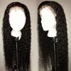 Water Wave Pre Plucked Lace Frontal Wigs for Black Woman with Baby Hair 100% unprocessed Human130%density