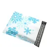 Starfish snowflake pattern Plastic Post Mail Bags Poly Mailer Self Sealing Mailer Packaging Envelope Courier express bag wholesale