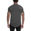 新しいランニングTシャツ男性2020夏のワークアウトシャツジム男性迷彩TシャツFitnss Sport Tシャツ男性ラシガードスポーツウェアティー