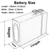 Lithium-ion 24V 10AH-scooter batterij DIY EBIKE-batterijen Waterdicht PVC-zaak voor 250W motor