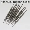 wholesale haute qualité gr2 titane huile dabber cire à ongles cueilleur d'huile pour fumer vapeur scoop ti contenu 99 ti dabber outils