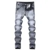 Heren jeans 2021 vintage grijs slim fit rechte denim mannelijke casual lange broek retro broek merk fietser maat 42