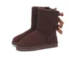 2020  Stiefel für Frau australische Plattform fur Designer Luxusschuhe kniehoher Knöchel Schnee Winterstiefel Dame Mädchen der Frauen Turnschuhe Trainer