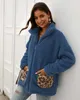 Designer Original Bont Kleding Femme Herfst Winter Dikke Womens Mode Trui Top Wrap Wol Cardigan Sjaal Jas Warme Leopard Casual