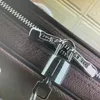 PM Mała designerska teczka męska PORTE-DOCUMENTS VOYAGE Luksusowe teczki Business Man Torby na laptopa na ramię Skrzynki Męskie bagażowe Komputerowe torby podróżne Męskie