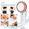 6in1 Cavitação ultra-sônica portátil Massager de corpo inteiro Perda Lipo Anti-celulite infrade EMS Máquina de emagrecimento Cuidados com a pele