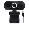 Full HD 720P 1080p Webcam 4x Computer PC Webkamera med mikrofon för Live Broadcast Video Calling Conference Workcamara para
