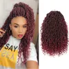 Whoesale Curly Crochet Hair Braiding Synthetic Faux Locs Rive Loc 24 Strands A Pack HairExtensions