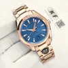 Stainless Steel Mens Mechanical Automatic Men Watches 150M Movement Watch Folding Watches Clasp Wristwatches Man
