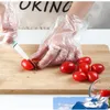 100pcs Bag Plastic Disposable Food Prep Gloves for Kitchen Cooking,Cleaning,Food Handling prevent bacterial infection hygiene security