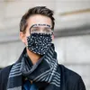 2 em 1 protetor Máscara Facial linguagem Zipper respiro válvula Lip completa Proteção Rosto Anti Poeira Limpar Visual Deaf Mute Máscaras OOA8256