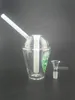 Op maat gemaakte Starbucks Cup Glas Bong Mini Water Pijpen DAP RIG en Oliereiljes 4.5 Inches Glass Bongs Hookah Rook Accessoire