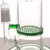 Novo estilo 9,2" Dab Rig Glass Bongs para tubos de água plataformas de petróleo favo de mel perc com tubos inebriantes de quartzo banger