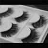 5 paia scatola trasparente falsa falsa ciglia sudicio Croce spesso naturale degli occhi Lashes professionale di trucco di punte obeso falsi lunghi Lashesl Eye