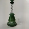 Emerald Glass Smoking Water Pipes Hookahs Oil Dab Rig 8.3Im Tall Matrix Birdcage Perc Bong Beaker