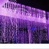 10m x 3m LED Twinkle Lighting 1000led Julsträng Fairy Bröllop Gardin Bakgrund Outdoor Party Christmas Lights 110V 220V remsor