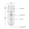 2020 Главная Использование Nano Mist Spray Machine Mini 30ML Паровочный распылитель для лица для дезинфекции алкоголя DHL Бесплатная доставка