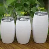 Kapak Blank DIY Şarap Gözlük Paslanmaz Çelik Bira Gözlük Vakum İzoleli Futbol Tumbler ile 15oz Sublime Şarap tumblers