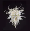 100% handgeblazen glas led kroonluchter lamp licht villa decor klein formaat gekleurde murano moderne art deco chihuly stijl kroonluchters