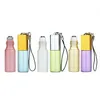 Mini 5 ml Reisetopf, tragbar, leer, nachfüllbar, Glas-Probenrolle auf Flasche mit Anhänger für ätherisches Öl, flüssiges Parfüm