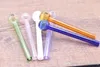 10cm Renkli Cam Yağ Brülör Cam Tüp Yağ Yanan Boru cam borular su boruları ücretsiz kargo