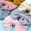 INS lace baby headbands soft nylon newborn headbands bows girls designer headbands Infant designer headband baby girl hair accessories