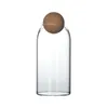 Ball Cork Lead Glass Bottle Storage Tank Sealed Cans Dried Fruit Cereals Transparent Tea Cans Storage Jars Coffee Contains6814296