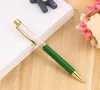 Criativa tubo vazio canetas esferográficas DIY auto-preenchimento de Metal Pen Papelaria Escolar Escritório Escrita presente SN1225