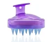 DHL FREE Silicone Shampoo Brush Shampoo Scalp Massage Brush Comfortable Silicone Hair Washing Comb Body Bath Spa Slimming Massage Brush