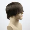 MEN039S WIG透明PUMEN TOUPEE MEN039Sヘアピースユニットヘア交換システム茶色の8x10inch Wig16702343110280