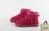 Классический зимний теплый короткий мини -58541 Снежные ботинки бренд Женщины Популярные Австралия подлинная кожаная мода женская обувь