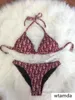 Luxury Dr Letter Bikini Brazilian Bikini Baddräkt 2 -stycken Badkläder för kvinnor Sexig designer Bikini badkläder botten sexig baddräkt6188597