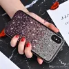 Luxury Glitter Crystal Rhinestone Gradient Color Case For Samsung S20 S10 Note10 iPhone 11 Pro X XS Max XR 8 7 Plus Diamond Cover Shell