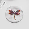 Neue Legierung eingelegte Farbe Diamant tropfende Emaille Libelle Insekt Brosche übertriebene Persönlichkeit Broschen Pins für Frauen/Männer Großhandel
