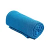 Den senaste 90x30cm-storleken handduk, ultrafina fibermaterial kan snabbt svalna utomhussporter kalla handdukar, stödja anpassad logotyp