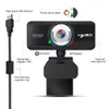 HXSJ S90 Web Kamerası HD 720P ile Mic 360 Derece Ayarlanabilir PC Kamera Görüntülü Arama Kaydı İçin Online Toplantısı Ders Oyun