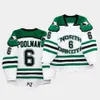 Matt Kersted Północna Dakota Walka Hawks College Grant Mismash Jonny Tychonick Jacob Bernard-Docker Jonathan Toews Hockey Jersey