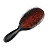 Spazzoli per capelli Luxury Gold and Silver Color Bristle Paddle Brush Oval Oval Anti Static Pettlessing Massage263G9482789