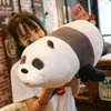 Şub Yeni Japonya Peluş Oyuncaklar Panda 35cm 50cm 70cm 90cm Boy Doğum Günü 1 PCS Noel Şimdiki 3D yastık MX200716358422