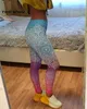 Completi da yoga THIKIN Pantaloni da fitness classici da donna neri solidi a vita alta Leggings sportivi da palestra Collant lunghi elastici per il controllo della pancia