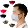 2 in 1 Valve Face Mask With Adjustable Zipper Dustproof Cotton Washable Protective Designer Masks 7styles RRA3358